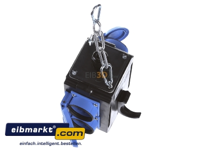 Ansicht oben links Bachmann 349.300 Energiew�rfel 4xSchuko IP44 