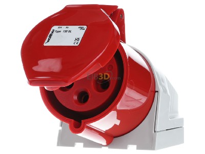 Frontansicht Walther 130SL Wandsteckdose 32A 5p. 400V 6h IP44 