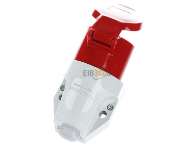 Ansicht oben hinten Walther 130SL Wandsteckdose 32A 5p. 400V 6h IP44 