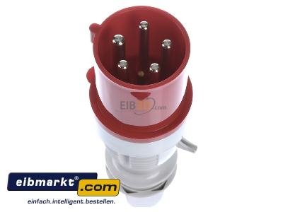 Ansicht oben links Walther Werke 262 Stecker 63A 5P 400V 6h IP44 