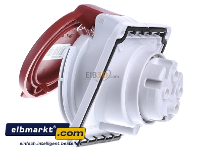 Ansicht rechts Schneider Electric PKF32F434 Industriesteckdose gewinkelt, 32A, 3p+E 