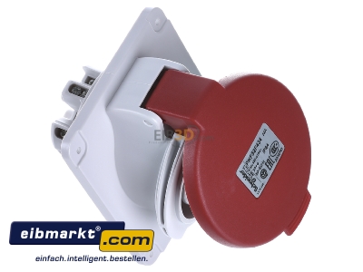 Ansicht oben links Schneider Electric PKF32F434 Industriesteckdose gewinkelt, 32A, 3p+E 
