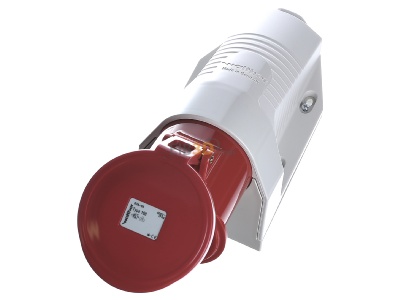 Ansicht oben vorne Walther 160 Wandsteckdose 63A 5P 400V 6h IP44 