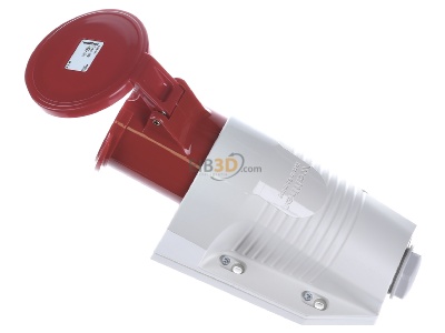 Ansicht oben rechts Walther 160 Wandsteckdose 63A 5P 400V 6h IP44 