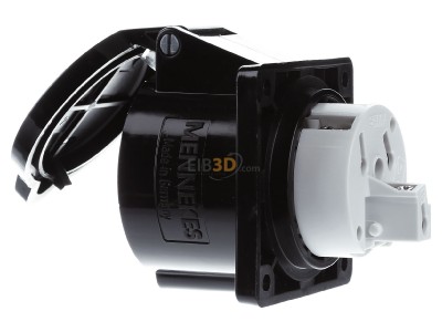 Ansicht rechts Mennekes 1395ZD Anbaudose TA 32A3p 6H230V, IP44 
