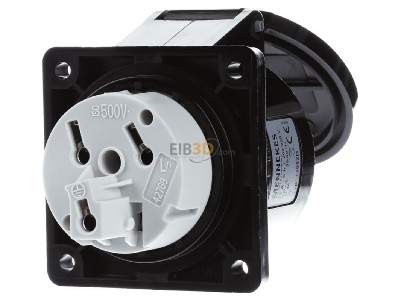 Ansicht hinten Mennekes 1395ZD Anbaudose TA 32A3p 6H230V, IP44 
