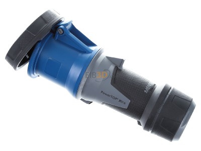 View top right Mennekes 14228 CEE coupling 63A 3p 6h 
