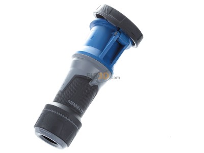 Top rear view Mennekes 14228 CEE coupling 63A 3p 6h 
