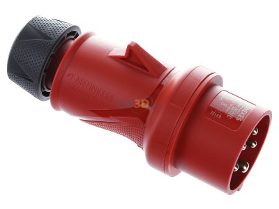 Ansicht oben links Mennekes 13522 Stecker Xtra S 16A5p 6h 400V IP44 
