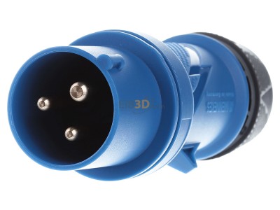Frontansicht Mennekes 13502 CEE Stecker Xtra 16A,3p,6h,230V,IP54 