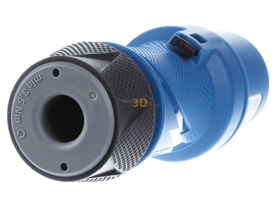Ansicht hinten Mennekes 13502 CEE Stecker Xtra 16A,3p,6h,230V,IP54 