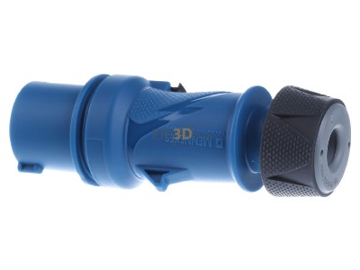 View on the right Mennekes 13521 CEE plug 16A 5p 6h 400 V (50+60 Hz) red 
