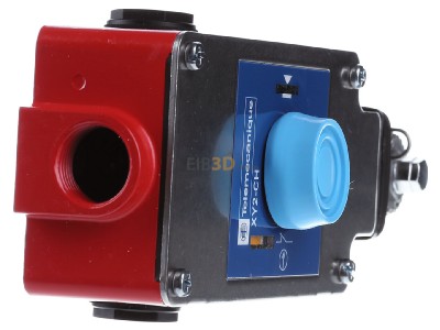 View on the left Telemechanique Sensors XY2CH13250 Emergency stop pull cord switch
