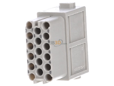 Ansicht hinten Harting 09 14 017 3101 Buchsenmodul 