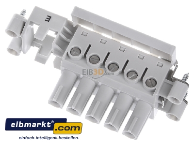 View up front Phoenix Contact 1607502 Socket insert for connector 5p

