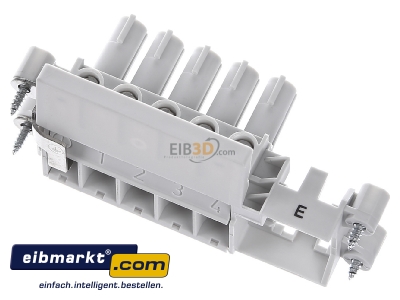 Top rear view Phoenix Contact 1607502 Socket insert for connector 5p
