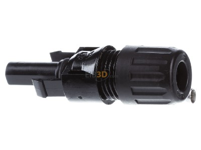 Ansicht links Stubli PV-KBT4/6II-UR Kupplungsbuchse fr Solarkabel 4-6mm 
