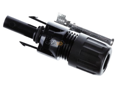 Ansicht oben links Stubli PV-KBT4/6II-UR Kupplungsbuchse fr Solarkabel 4-6mm 