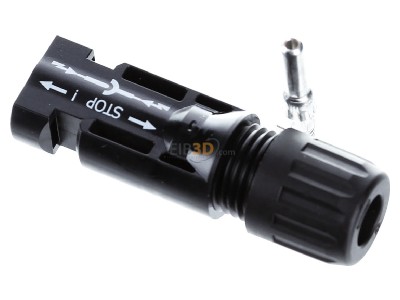 Ansicht oben links Stubli PV-KST4/6II-UR Kupplungsstecker fr Solarkabel 4-6mm 