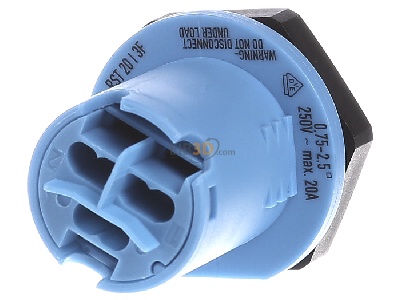 Ansicht hinten Wieland RST20 #96.031.1053.9 Buchsenteil I3F B2 M00 BL04 RST20 96.031.1053.9