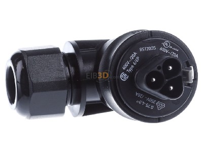 Front view Wieland RST20 #96.034.4053.1 Connector plug-in installation 3x4mm RST20 96.034.4053.1
