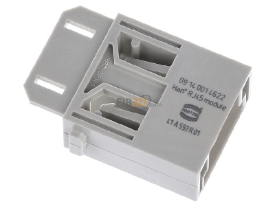 Ansicht oben links Harting 09 14 001 4622 Stecker Han 1Mod-M RJ45 Plug 