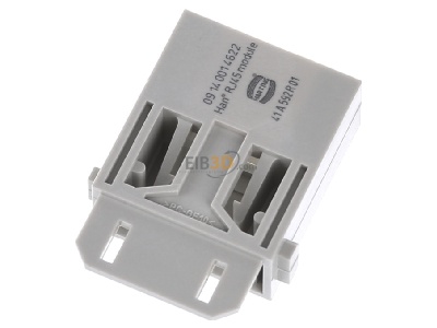 Ansicht oben hinten Harting 09 14 001 4622 Stecker Han 1Mod-M RJ45 Plug 