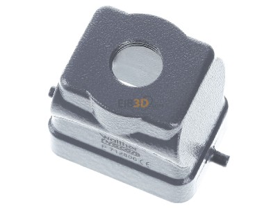 Ansicht oben vorne Walther P712806 T�llengeh�use B6 H=56mm M20 LVN 