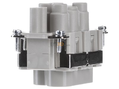 View on the right Harting 09 38 008 2701 Socket insert for connector 4p 
