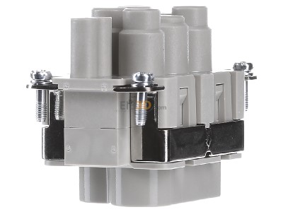 View on the right Harting 09 38 008 2701 Socket insert for connector 4p 
