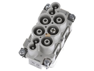 Ansicht oben links Harting 09 38 008 2601 Stifteinsatz 6-16qmm 4+4pol 