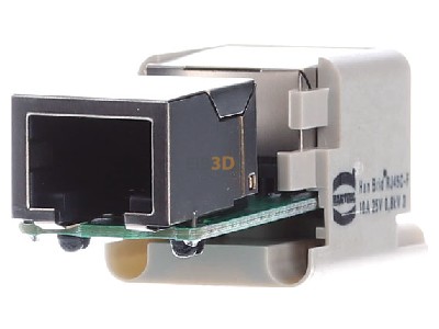 Ansicht hinten Harting 09 12 003 2774 Buchseneinsatz HanBrid-RJ45 C-F WDF 