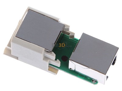 Ansicht oben rechts Harting 09 12 003 2774 Buchseneinsatz HanBrid-RJ45 C-F WDF 