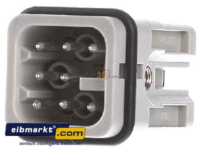 Front view Harting 09 36 008 2632 Special insert for connector 
