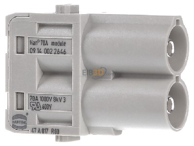 Ansicht links Harting 09 14 002 2646 Steckverbinder 6-16qmm, mnnlich 