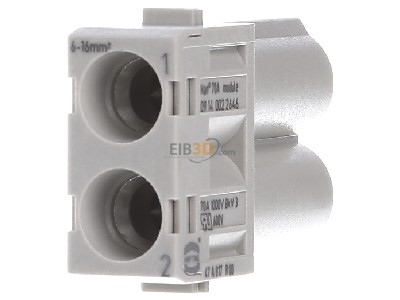 Ansicht hinten Harting 09 14 002 2646 Steckverbinder 6-16qmm, mnnlich 