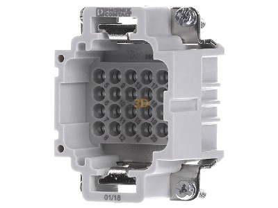 Frontansicht Phoenix HC-DD24-I-CT-M Kontakteinsatz Serie DD24, 24-polig 