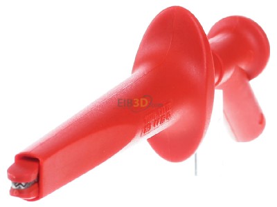 Ansicht links Stubli AB200 /-22 4mm Abgreifer Klauenabgr. 20mm, rot 