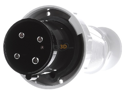 Frontansicht Walther 269407 Stecker 63A 4P 500V 7h IP67 