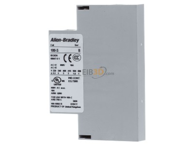 View on the right Rockwell 100-SB02 Auxiliary contact block 0 NO/2 NC 
