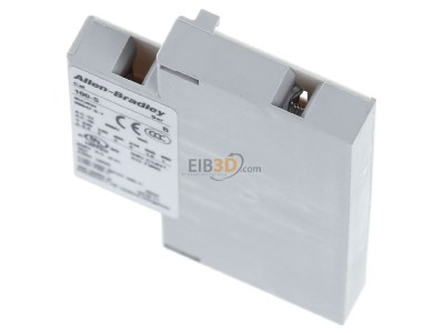 View top right Rockwell 100-SB02 Auxiliary contact block 0 NO/2 NC 
