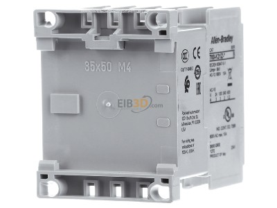 Back view Rockwell 700-K31Z-DJ Auxiliary relay 1NC/ 3 NO 
