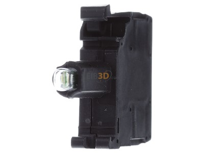 Front view Rockwell 800F-N3W Lamp holder for indicator light white 
