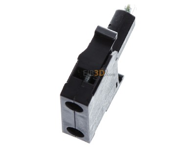 Top rear view Rockwell 800F-N3W Lamp holder for indicator light white 
