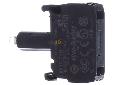 View on the right Rockwell 800F-Q3G LED-module 
