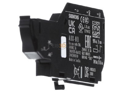 Ansicht links Siemens 3VA9978-0AA12 Hilfsschalter Typ HQ (7mm) 