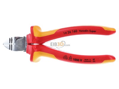 Frontansicht Knipex 14 26 160 SB Abisolier-Seitenschneider 