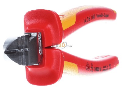 Ansicht links Knipex 14 26 160 SB Abisolier-Seitenschneider 