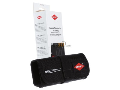 Ansicht links Knipex 92 00 05 ESD Kunststoffpinzetten-Set 5-teilig 