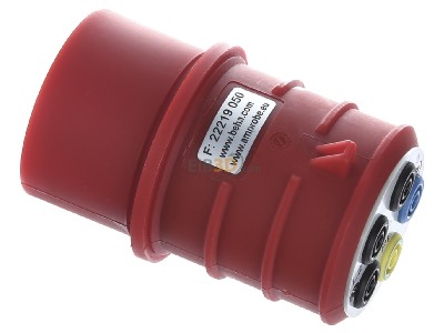 Ansicht oben links Fluke Amprobe DAA-16 Drehfeldadapter 16A 
